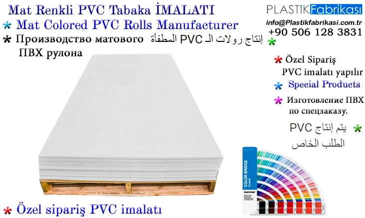 Mat Beyaz PVC Tabaka 8