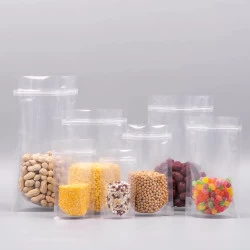 Şeffaf Kilitli Kare Tabanli Doypack Oturan Poset 1